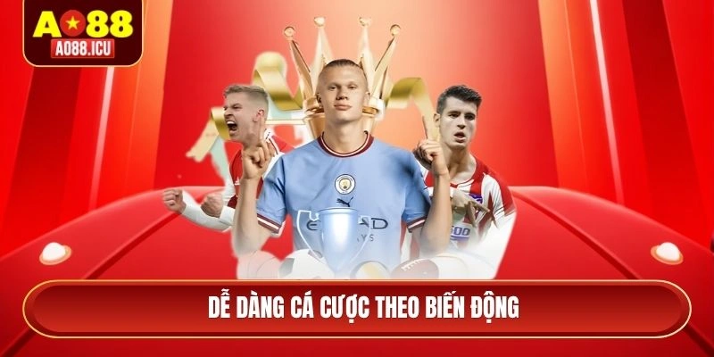 Dễ dàng cá cược theo biến động
